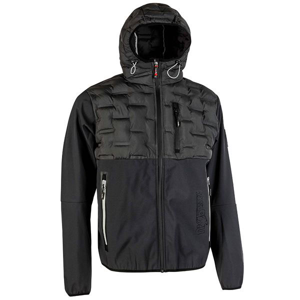 Giacca Spock U-Power, grigio scuro con inserti grigio chiaro
